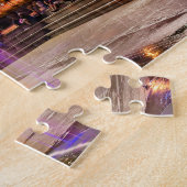 Atlanta, GA City Park Night Uitzicht Legpuzzel (Zijkant)