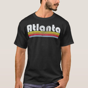 Atlanta GA Retro  Pride City 70s Mannen Wo T-shirt