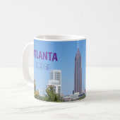 Atlanta Georga Schilderachtig Koffie Mok Cup Memen (Voorkant links)