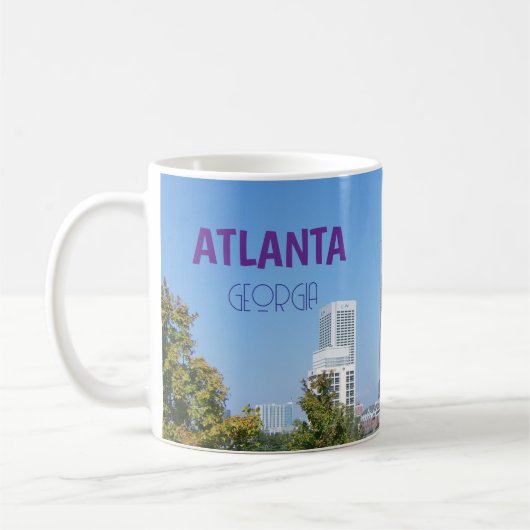Atlanta Georga Schilderachtig Koffie Mok Cup Memen (Links)
