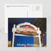 Atlanta Georgia Atlanta Ondergrondse Briefkaart Fo (Voorkant / Achterkant)