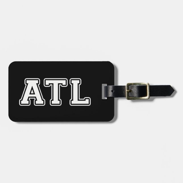 Atlanta Georgia Bagagelabel (Voorkant horizontaal)