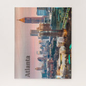 Atlanta, Georgia Beauful Sunset City Uitzicht Legpuzzel (Verticaal)