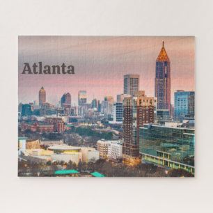 Atlanta, Georgia Beauful Sunset City Uitzicht Legpuzzel