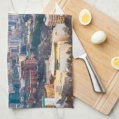 Atlanta, Georgia Beauful Sunset City Uitzicht Theedoek (Quarter Fold)