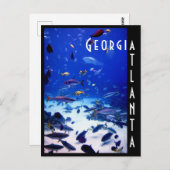 Atlanta Georgia Briefkaart (Voorkant / Achterkant)