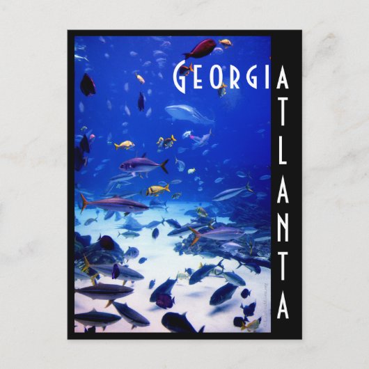 Atlanta Georgia Briefkaart (Voorkant)