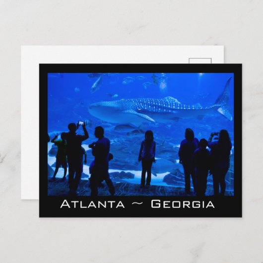 Atlanta Georgia Briefkaart (Voorkant / Achterkant)
