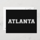 Atlanta Georgia Briefkaart (Voorkant / Achterkant)
