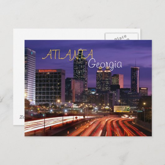 Atlanta, Georgia Briefkaart (Voorkant / Achterkant)