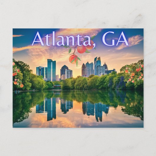 Atlanta, Georgia Briefkaart (Voorkant)