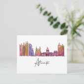Atlanta GEORGIA Briefkaart