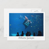 Atlanta Georgia Briefkaart (Voorkant / Achterkant)