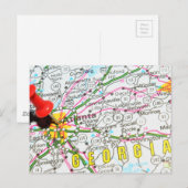 Atlanta, Georgia Briefkaart (Voorkant / Achterkant)