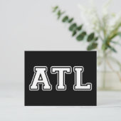 Atlanta Georgia Briefkaart (Staand voorkant)