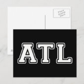 Atlanta Georgia Briefkaart (Voorkant / Achterkant)