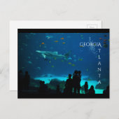 Atlanta Georgia Briefkaart (Voorkant / Achterkant)