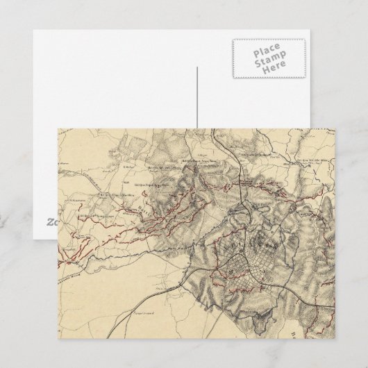 Atlanta, Georgia Briefkaart (Voorkant / Achterkant)