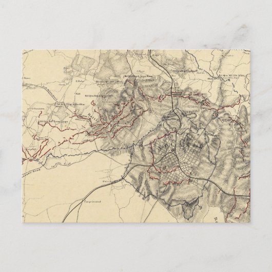 Atlanta, Georgia Briefkaart (Voorkant)