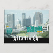 Atlanta Georgia Briefkaart (Voorkant)