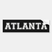 Atlanta Georgia Bumpersticker (Voorkant)