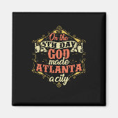 Atlanta Georgia City Magneet (Voorkant)
