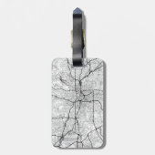 Atlanta, Georgia City Map Topography Bagagelabel (Achterkant verticaal)
