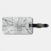 Atlanta, Georgia City Map Topography Bagagelabel (Achterkant horizontaal)