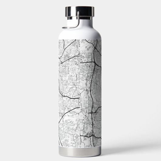 Atlanta, Georgia City Map Water Bottle Waterfles (Rechts)
