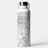 Atlanta, Georgia City Map Water Bottle Waterfles (Achterkant)
