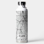 Atlanta, Georgia City Map Water Bottle Waterfles (Links)