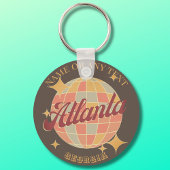 Atlanta Georgia City mode cadeau souvenir Sleutelhanger