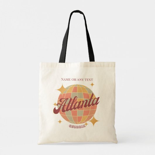 Atlanta Georgia City mode cadeau souvenir Tote Bag (Achterkant)