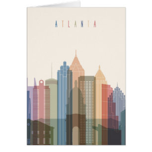 Atlanta, Georgia City Skyline