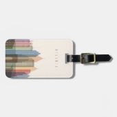 Atlanta, Georgia | City Skyline Bagagelabel (Voorkant horizontaal)