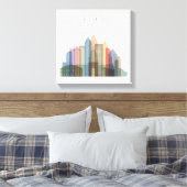 Atlanta, Georgia | City Skyline Canvas Afdruk (Insitu (Slaapkamer))