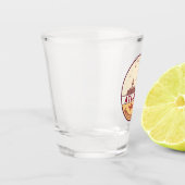 Atlanta Georgia City Skyline Emblem Shot Glas (Links)