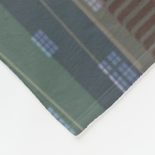 Atlanta, Georgia | City Skyline Fleece Deken (Hoek)