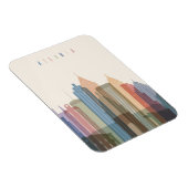 Atlanta, Georgia | City Skyline Magneet (Rechterzijde)