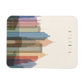 Atlanta, Georgia | City Skyline Magneet (Horizontaal)