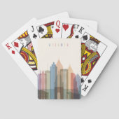 Atlanta, Georgia | City Skyline Pokerkaarten (Achterkant)