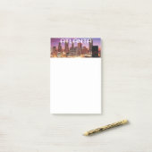 Atlanta, Georgia City skyline 's nachts Post-it® Notes (Op bureau)