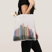 Atlanta, Georgia | City Skyline Tote Bag (Dichtbij)