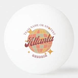 Atlanta Georgia City tafeltennisclub Pingpongbal