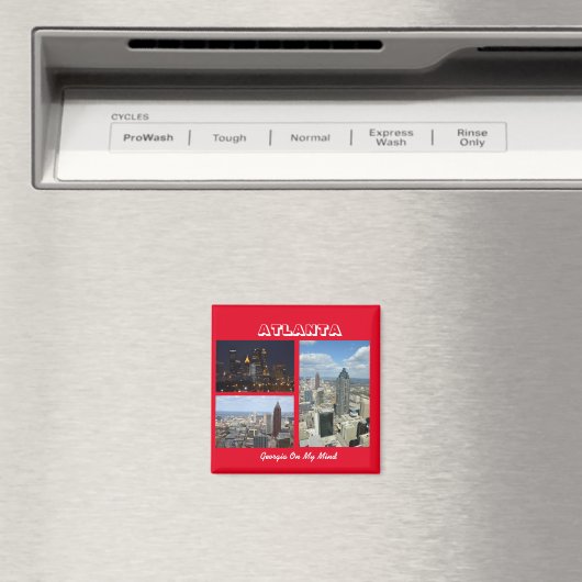 Atlanta, Georgia Cityscape Magneet (Insitu (Vaatwasser))