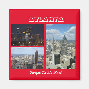Atlanta, Georgia Cityscape Magneet