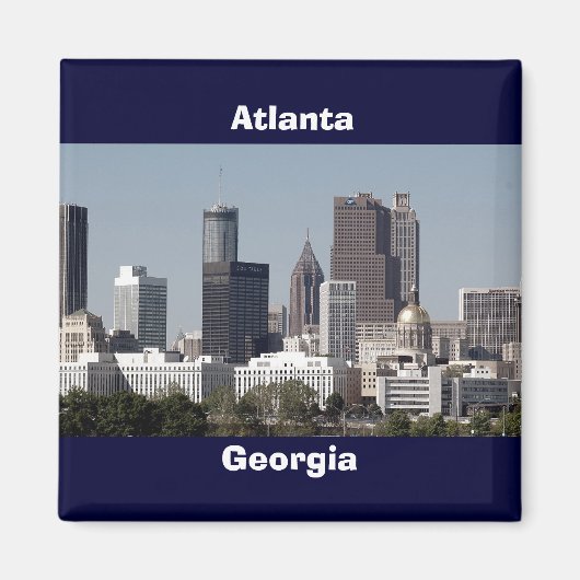 atlanta georgia cityscape magneet (Voorkant)