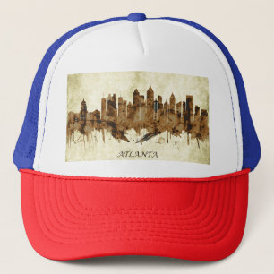 Atlanta Georgia Cityscape Trucker Pet