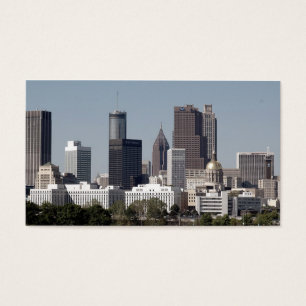 Atlanta Georgia Cityscape Visitekaartjes