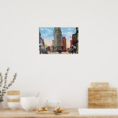 Atlanta Georgia Corner of Peachtree and Broad Poster (Keuken)